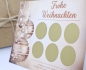 Preview: Detailansicht der Weihnachts-Rubbelkarte mit glänzender Oberfläche und individueller Beschriftungsmöglichkeit.